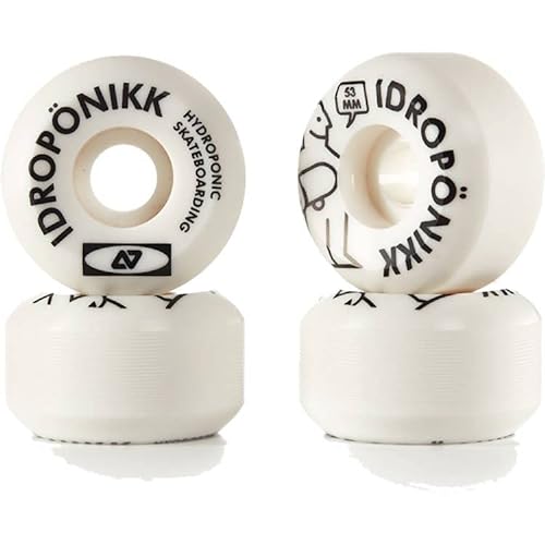 Centrano Unisex – Erwachsene Hydroponic Skateboard Rollen, WeIß, 53mm von Centrano