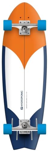Centrano Unisex – Erwachsene Hydroponic Skateboards, Orange/Blau, 31.5 von Hydroponic
