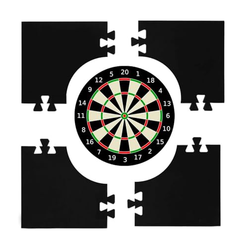 Ceolup Dart Surround Dart Wandschutz, Dartscheibe Schutzring Dartscheibe Schutz, Schutzring Für 45 cm Dartscheibe, Dartboard-Einfassung, Stabile Umrandung, Leichte Dartboard-Rückseite Für Dartspiele, USX0J2LOA25GR33GO von Ceolup