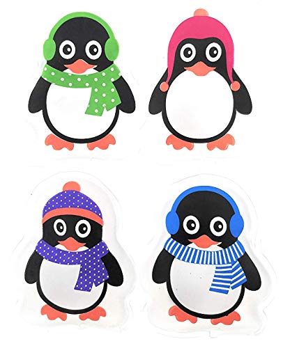 4er Set Taschenwärmer Pinguin (tolles Wichtelgeschenk) Handwärmer, Taschenheizkissen von Cepewa