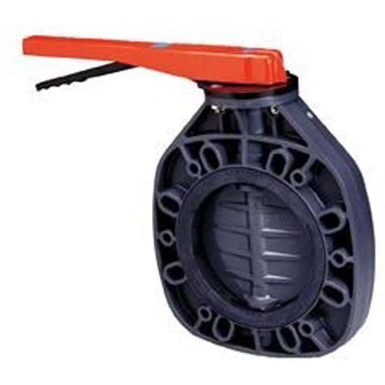 Cepex 16713 Ø63-75 Classic Butterfly Valve Fpm Joints Stainless Steel Shaft Aisi316 Aluminium Handle Silber von Cepex