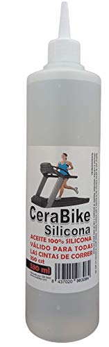 CeraBike 100% Silikon-Schmiermittel für Laufbänder und Laufbänder 530 ml, 8437020963084, Weiß von CeraBike