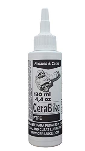 CeraBike Pedale UND Cleats. SCHMIEREMULSION Trocken. 130 ml von CeraBike