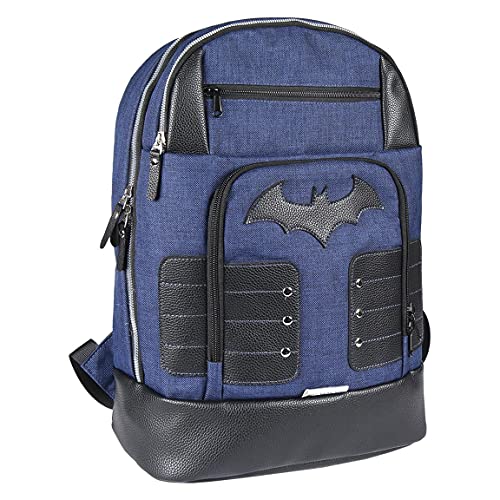 CERDÁ LIFE'S LITTLE MOMENTS - Mochila Casual Travel de Batman de Color Azul - Mochila 46 cm | Licencia Oficial DC Comics, Multicolor von CERDÁ LIFE'S LITTLE MOMENTS