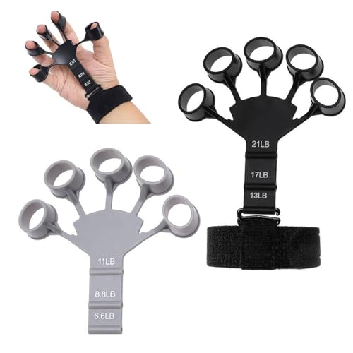 Adern Trainer, Fingertrainer, Grifftrainer, Handkraft Trainer, 2 Stück Hand Trainer, Unterarm Trainer, Handmuskeltrainer, Hand Trainingsgerät, Handtrainer Set, Unterarmtrainer, Steigerung Griffkraft von Cerioll