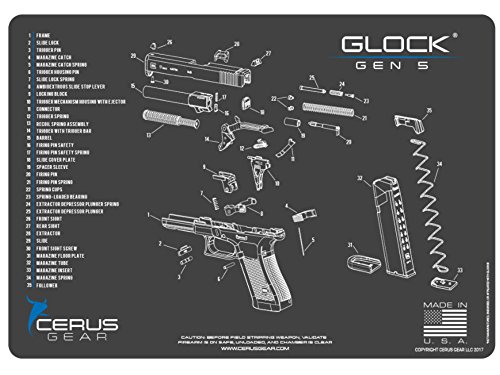 Cerus Gear Glock Gen5 Schematic Promat, Anthrazit von Cerus Gear