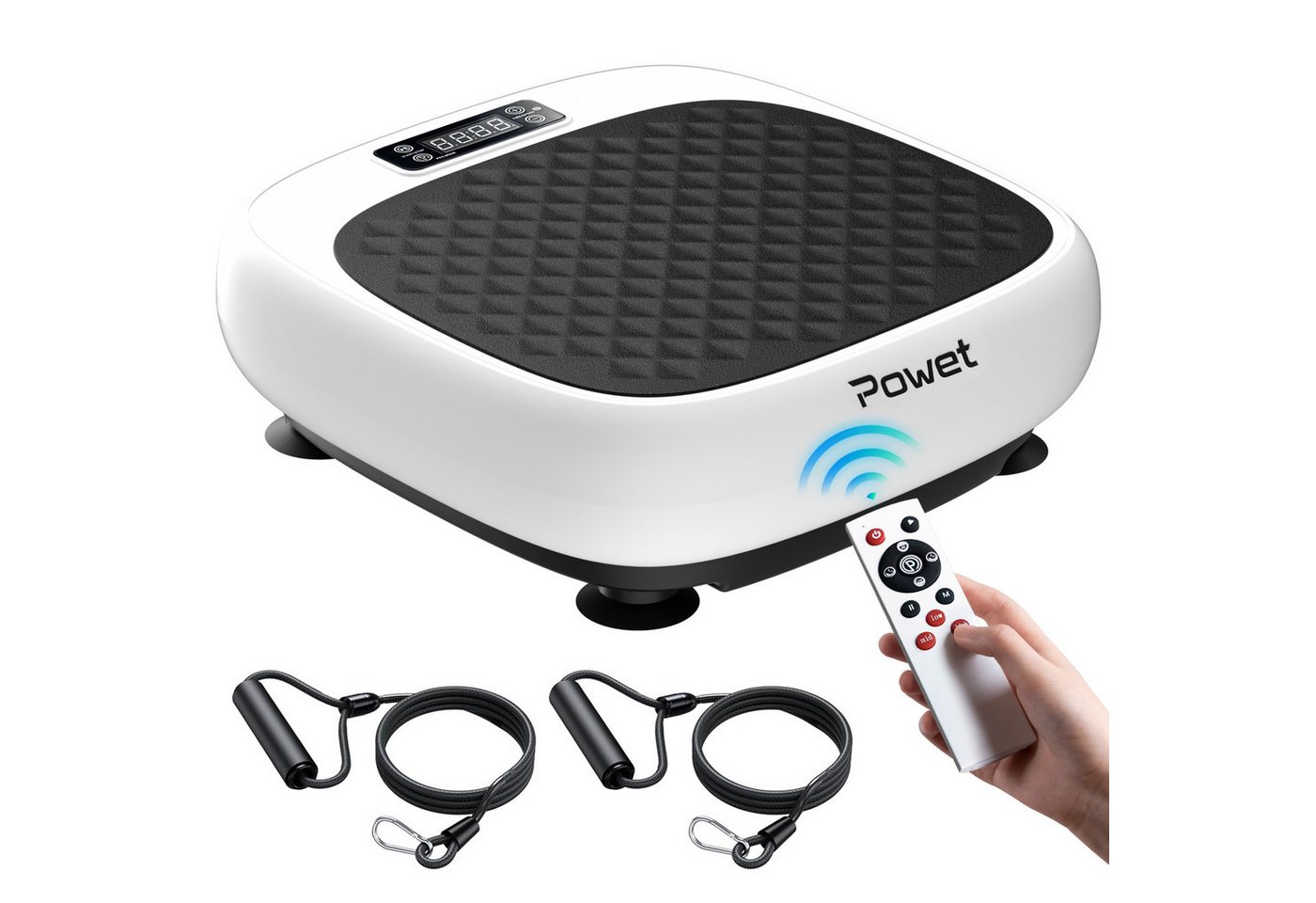 ChaCool Vibrationsplatte Rüttelplatte Sport für zuhause - 99 Intensity Levels, 5 Training Programmes Load Capacity 120 kg von ChaCool