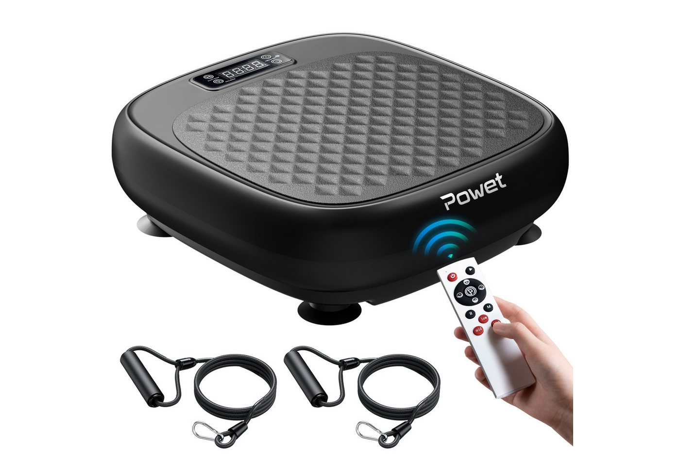 ChaCool Vibrationsplatte Rüttelplatte Sport für zuhause - 99 Intensity Levels, 5 Training Programmes Load Capacity 120 kg von ChaCool