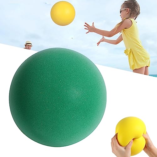 Silent Basketball, Silent Basketball Dribbling Indoor, 2023 Newest Foam Basketball, Uncoated High-Density Foam Ball For Various Indoor Activities (Dia21cm, Green) von Chagoo