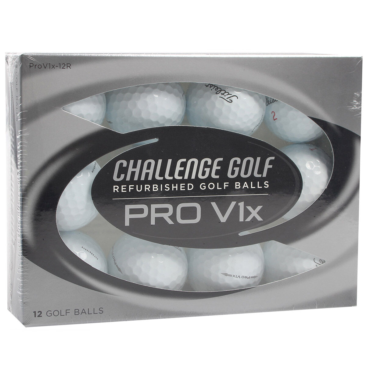 Challenge Golf Golf Ball, White Dimple Challenge Pro V1x Refurbished Pack of 12, Size: One Size | American Golf von Challenge Golf