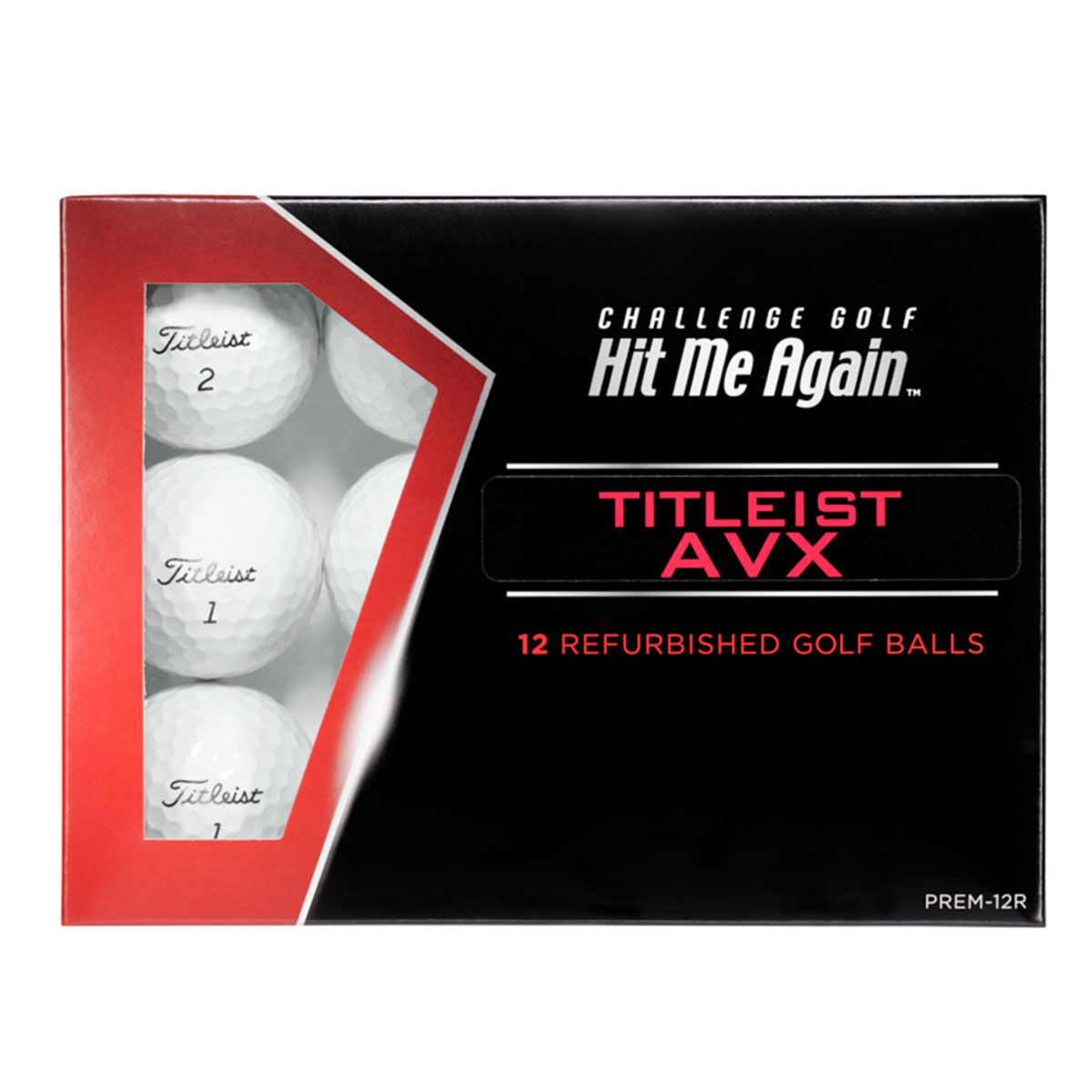 Challenge Golf White Titleist AVX Refurbished 12 Golf Ball Pack | American Golf, One Size von Challenge Golf