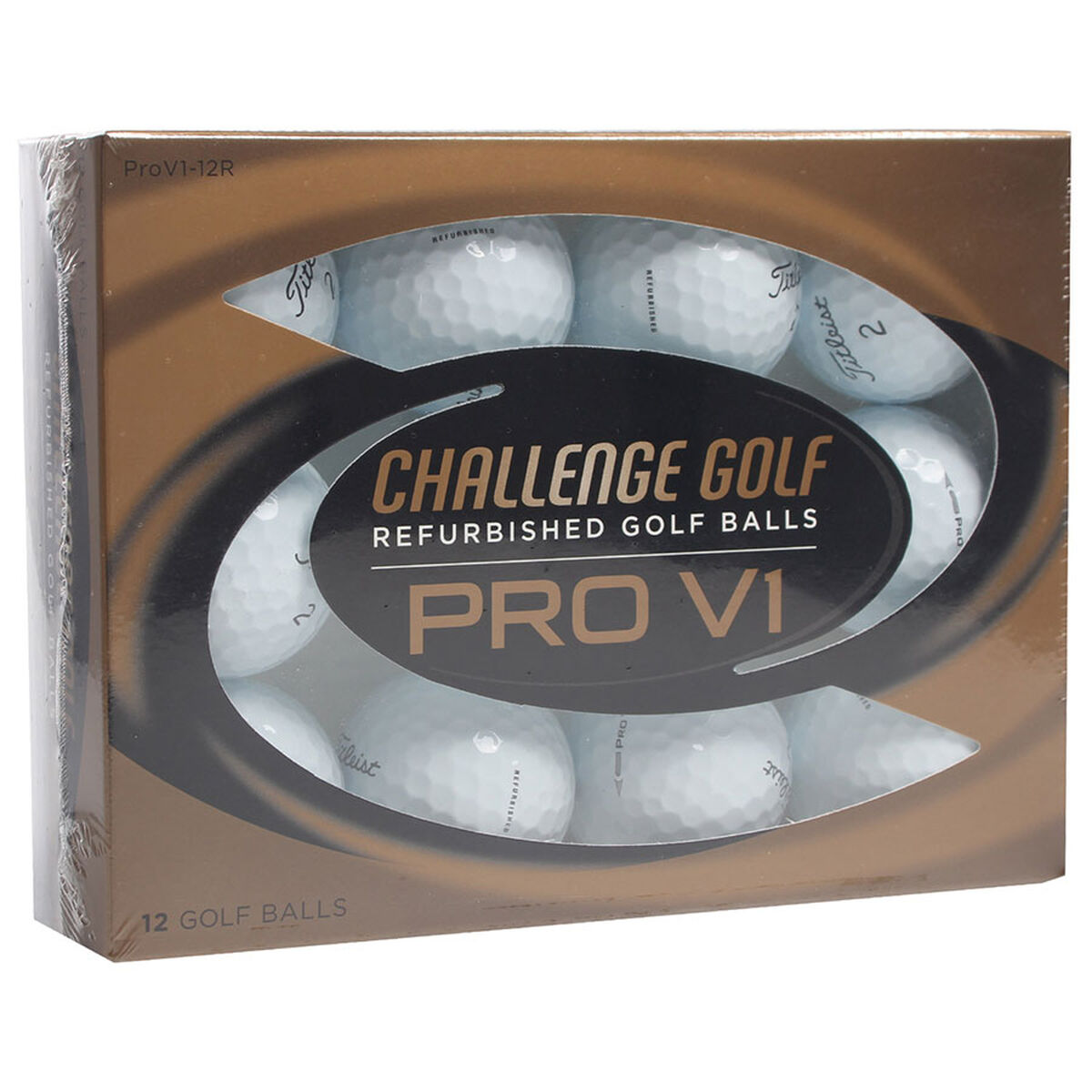 Cleveland Golf White Challenge Pro V1 Refurbished Pack of 12 Golf Balls, One Size | American Golf von Challenge Golf