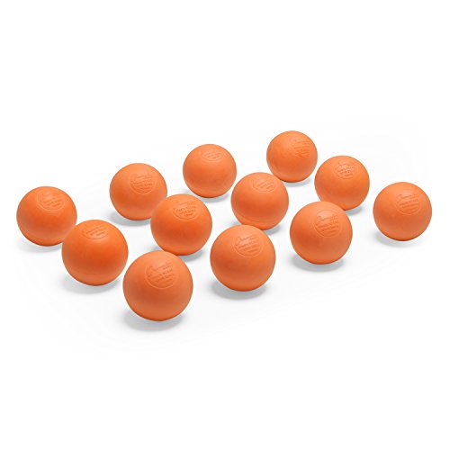 Champion Sports Lacrosse-Ball, Orange (hart), 12 Stück von Champion Sports