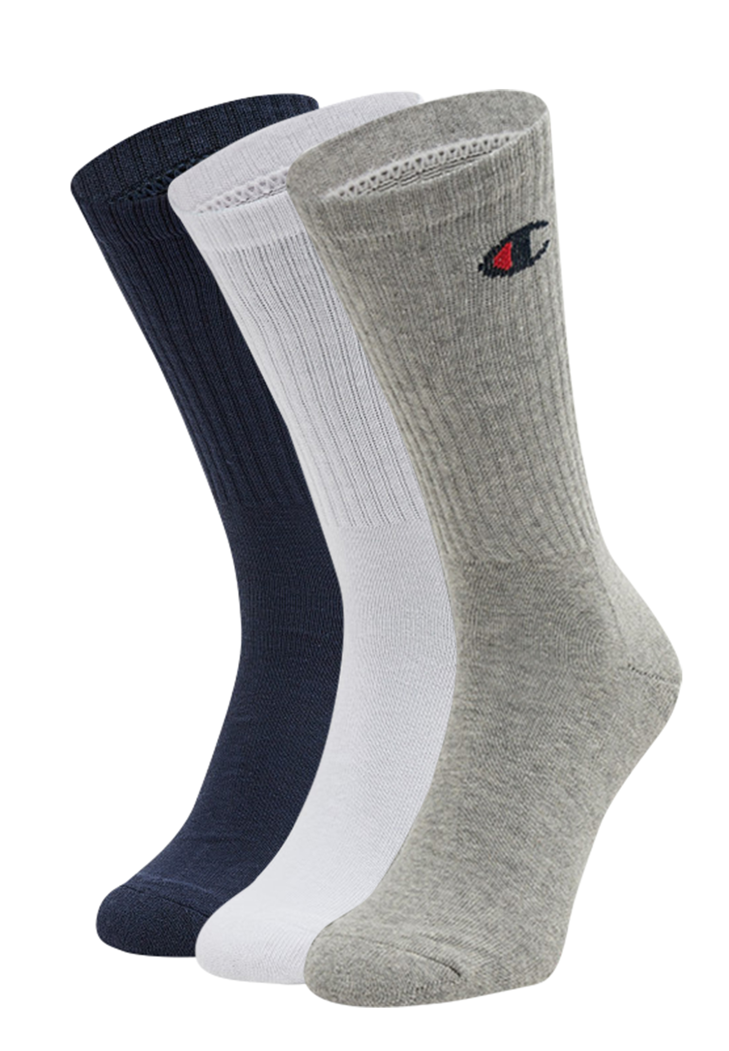 3 Paar Champion Crew Socken Gr. 35 - 46 Unisex Tennissocken U24558 von Champion