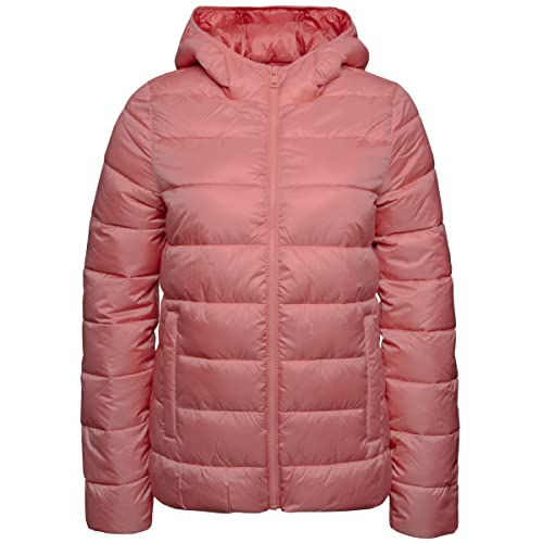 Champion Damen Winterjacke Hooded Polyfilled Pink XL von Champion