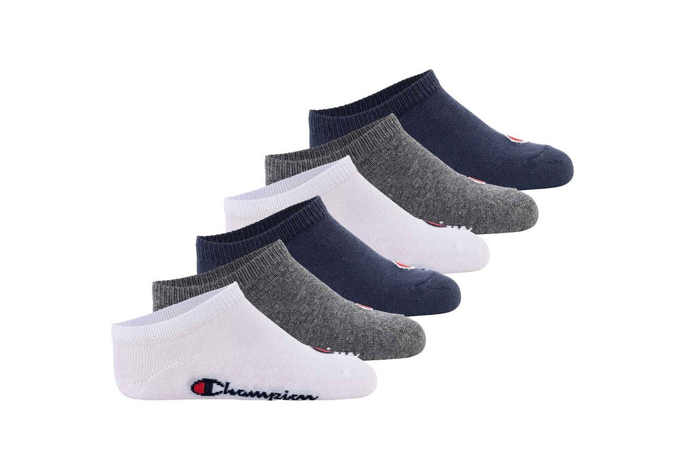 Champion Freizeitsocken Kinder Socken, 6er Pack - Sneaker Socken, Logo von Champion