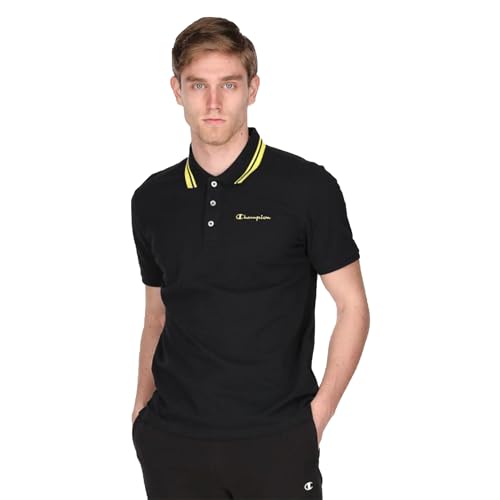 Champion Polo Gallery Light Cotton Piquet (175gr) KK001-Black,3XL von Champion