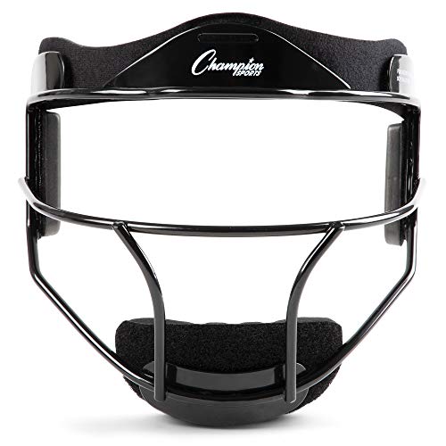 Champion Sports Unisex-Erwachsene Stahl Softball Gesichtsmaske, schwarz, Jugend von Champion Sports