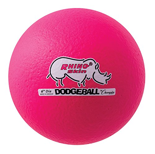 Champion Sports Rhino Skin Dodgeball (Einzelbett, Neon Pink, 15,2 cm) von Champion Sports