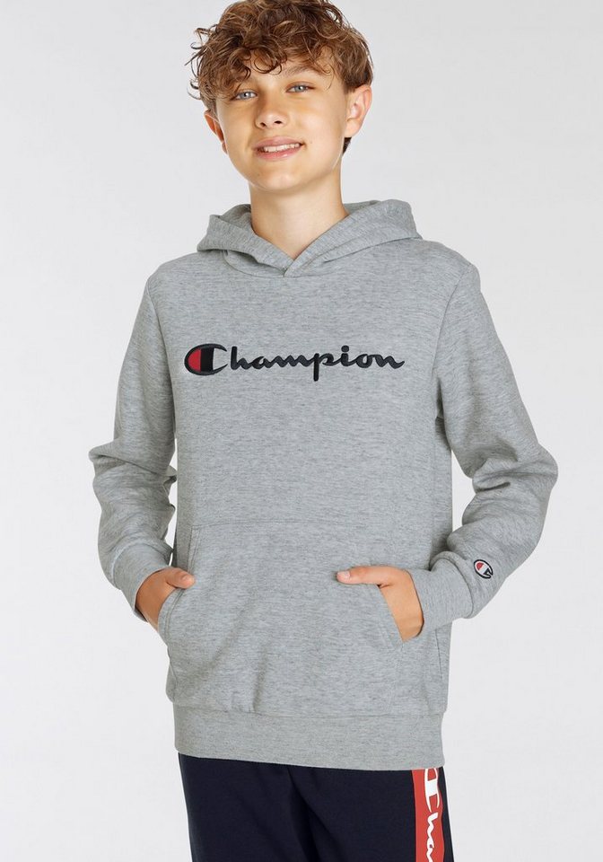 Champion Sweatshirt Classic Hooded Sweatshirt large Logo - für Kinder von Champion
