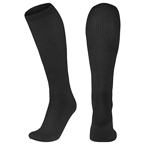 CHAMPRO Sportsocken für verschiedene Sportarten., Unisex-Erwachsene, Multisport-Socken, AS2B-L, schwarz, Large von Champro