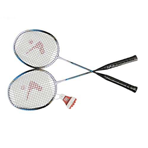 Badmintonschläger-Set, Single Control Stringing, 1 Paar Hochfestes Badmintonschläger-Set, Gleichmäßige Leistungsteilung für das Fitnessstudio von Changor