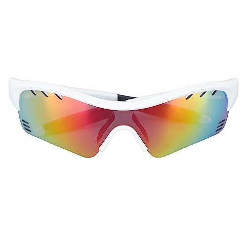 Changor Reitsonnenbrille, Leichte, Weiche, Flexible Sport-Sonnenbrille Zum Laufen für (Rote Linsen) von Changor