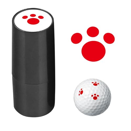 Chappal Wasserfester Golfball-Stempel | Schnell trocknender Golfball-Identitätsmarker | Sport-Golfball-Stempelmarkierung, mehrere Symbole | Flexible, Wiederverwendbare, sortierte Siegelmarkierung von Chappal