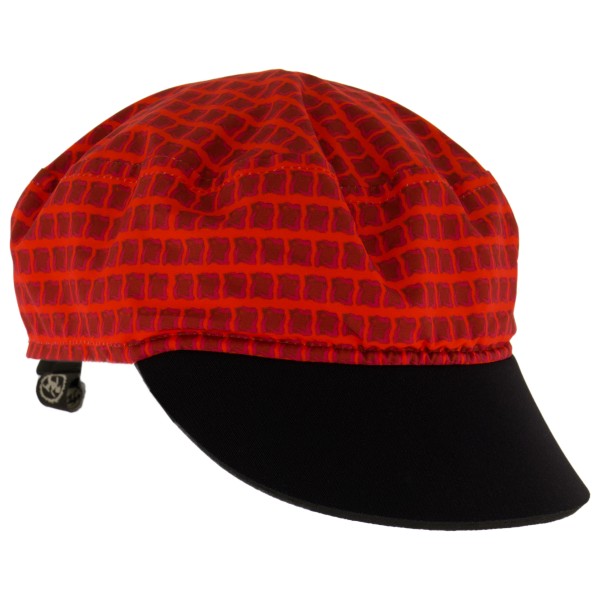 Chaskee - Reversible Cap Fancy Squares - Cap Gr One Size rot von Chaskee