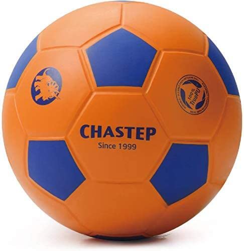 Chastep 8" Foam Soccer Ball Schaumstoffball Perfekt für Kinder oder Anfänger. Spielen und trainieren Sie Soft Kick & Safe (Orange/Blau) von Chastep
