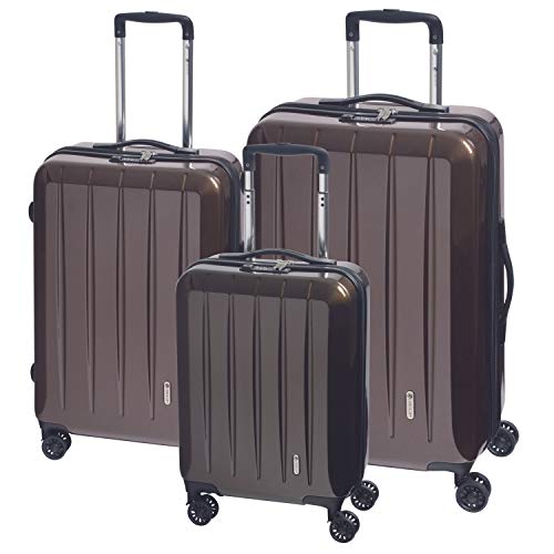 CHECK.IN Trolley-Set London 2.0, 3-TLG., Carbon/Champagner von Check in