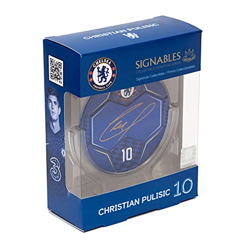 Chelsea F.C. SCHE CP Christian Pulisic Signables Signature Disk, blau von Chelsea F.C.
