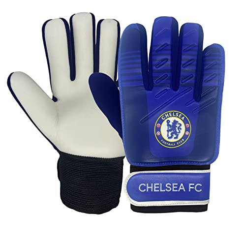 Chelsea FC - Torwarthandschuhe für Kinder/Jugendliche - Offizielles Merchandise - Geschenk für Fußballfans - Jugendliche: 10-16 Jahre von Chelsea