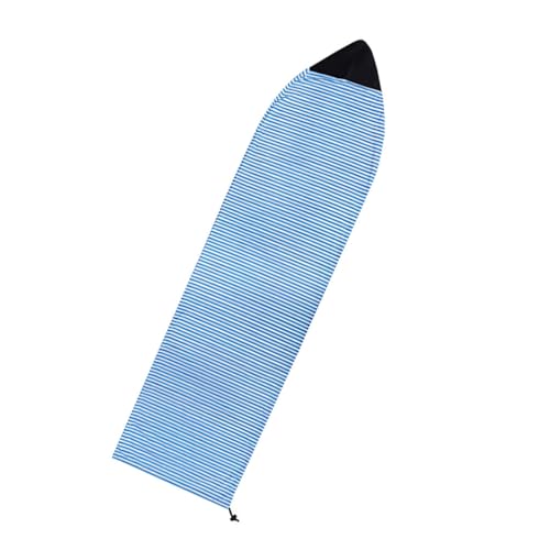 CheungYee Kordelzug-Verschluss, Surfbrett-Sockenhülle, Weiche Surfbrett-Schutzhülle, Paddleboard-Surfbrett-Aufbewahrungstasche (180x50cm,Blau) von CheungYee