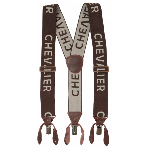 Chevalier - Chevalier Logo Suspenders - Hosenträger Gr One Size braun;oliv von Chevalier