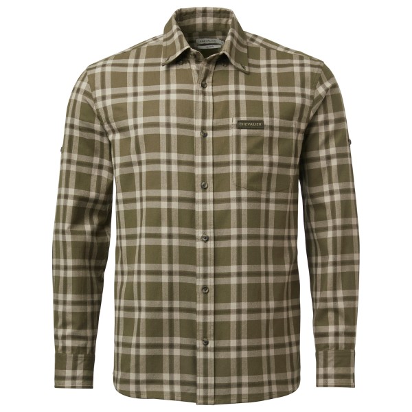 Chevalier - Teal Light Flannel Shirt - Hemd Gr M oliv von Chevalier