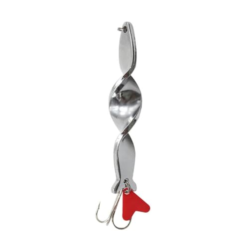 Chevnzev Metall Hartköder Trolling Spinnspiralen Gusslöffel Fischereiköderschraube Rotation Pailletten Angeln Gänge Langlebige Gusslöffel von Chevnzev