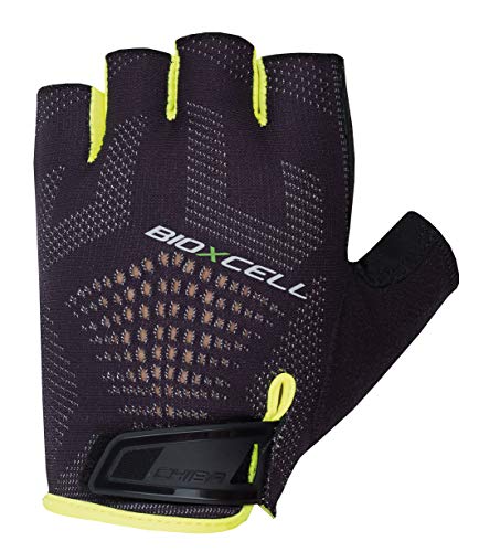 Chiba Bioxcell Super Fly Handschuhe, Black/Neon Yellow, Size Small von Chiba