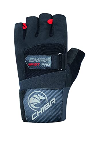 Chiba Trainingshandschuhe Wristguard Protect, schwarz, S, 40138 von Chiba
