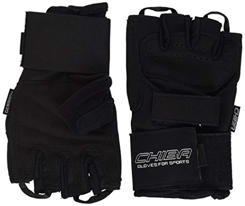 Chiba Wrist Saver Fitnesshandschuh, schwarz, XL von Chiba