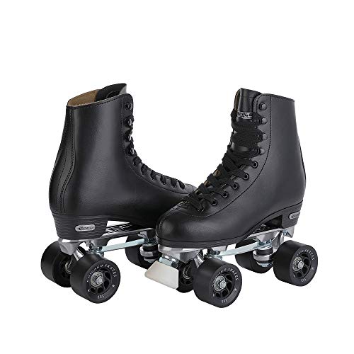 Chicago Herren, Schwarz Skates Rollschuhe aus hochwertigem Leder, gefüttert, klassisch, UK-Größe 5 von CHICAGO