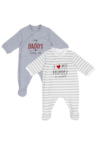Chicco, Babystrampler Für Jungen Und Mädchen, 3er-Set Bodys, Aus 100% Baumwolle, Mit Praktischer Öffnung, Babykleidung Für 0-3 Monate, Geschenkideen Zur Geburt von Chicco