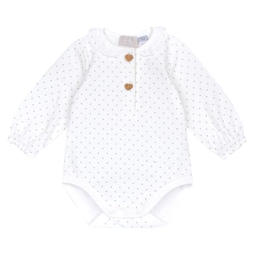Chicco, Eleganter Body Für Jungen Und Mädchen, Langarmbody Aus Weicher Baumwolle, Mit Praktischer Frontöffnung, Babykleidung Für 0-24 Monate, Geschenkideen Zur Geburt, Designed in Italy von Chicco