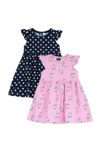 Chicco, Mädchen Kleider, Set Aus Zwei Sommerkleidern, Aus Weichem Stoff, Für Modische Frühlings- Und Sommeroutfits, Kleidung Für Mädchen Und Jugendliche von Chicco