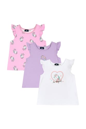 Chicco, Mädchen Tanktop, 3er-Set Sporttanktops, Aus 100% Baumwolle, Für Modische Frühlings- Und Sommeroutfits, Kleidung Für Mädchen Und Jugendliche von Chicco
