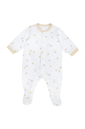 Chicco, Strampler für Neugeborene, aus Leichter und Weicher Baumwolle, mit Praktischer Front- und Schrittöffnung, Ideal für Frühling und Herbst, Designed in Italy, Babykleidung 0-24 Monate von Chicco