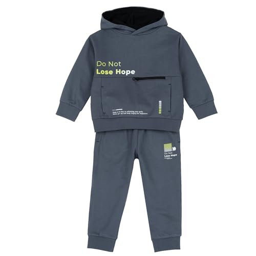 Chicco, Zweiteiler Für Kinder Mit Sweatshirt Und Langer Hose, Bequem Und Modisch, Aus Weichem Fleece-Stoff, Kinderbekleidung, Designed in Italy von Chicco