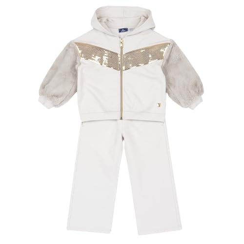 Chicco, Zweiteiler Für Mädchen Mit Sweatshirt Und Langer Hose, Bequem Und Modisch, Aus Weichem Fleece-Stoff, Mädchenkleidung, Designed in Italy von Chicco