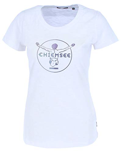 Chiemsee Damen T-Shirt, Bright White, M von Chiemsee