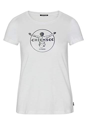 Chiemsee Damen T-Shirt, Bright White, S von Chiemsee